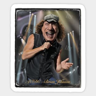 Brian Johnson Sticker